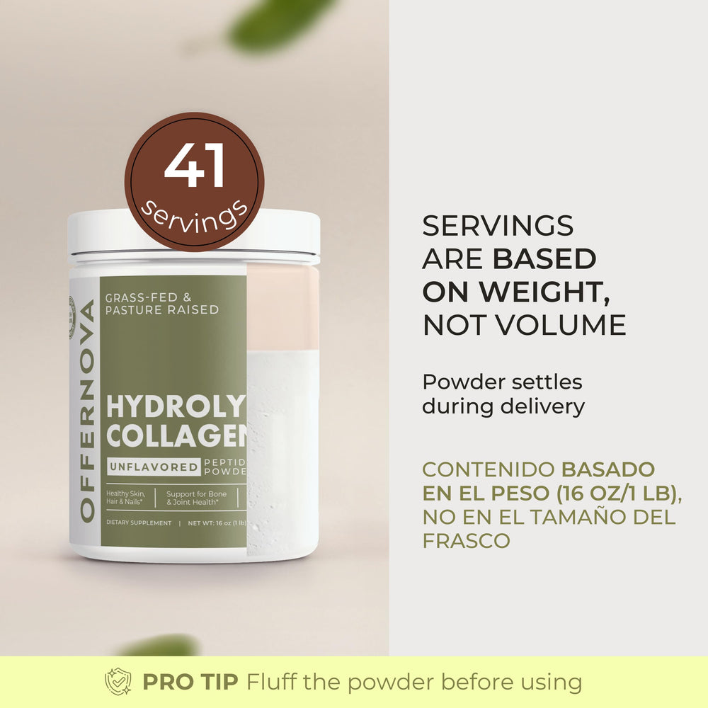 Offernova hydrolyzed collagen powder is keto and Paleo friendly.