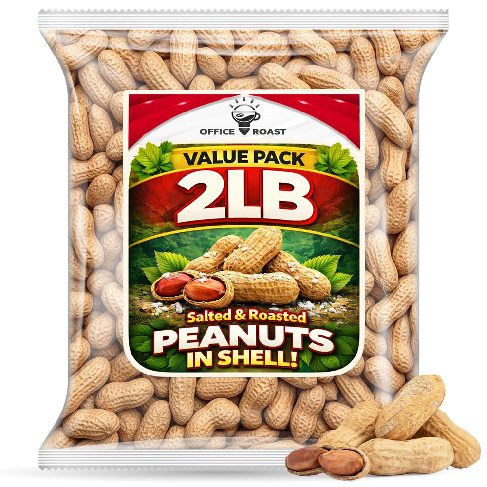 Office Roast peanuts in shell bulk pack for easy office snacking and sharing.