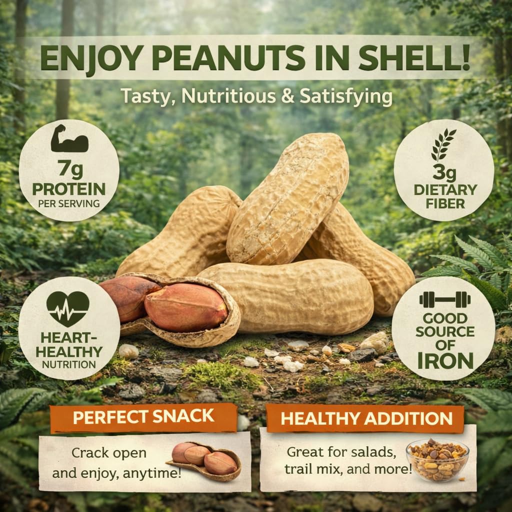 Office Roast snack on the go with peanuts in shell for travel.