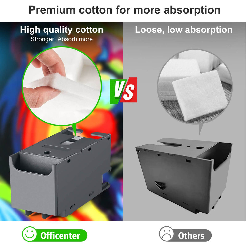 OFFICENTER packaging image highlighting clear contents and setup guidance