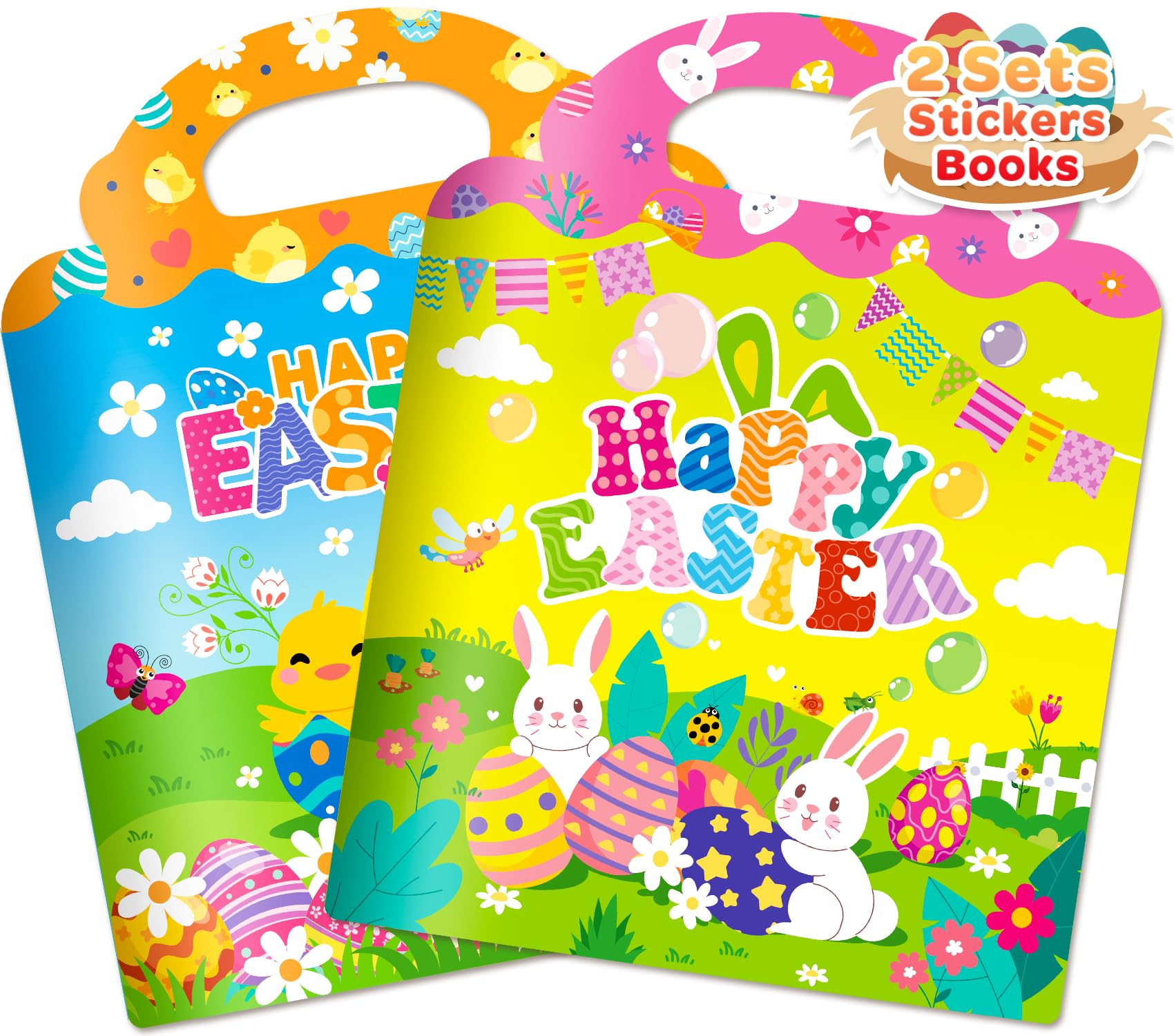 Officygnet Easter party favors kit for kid-friendly basket stuffers and crafts.