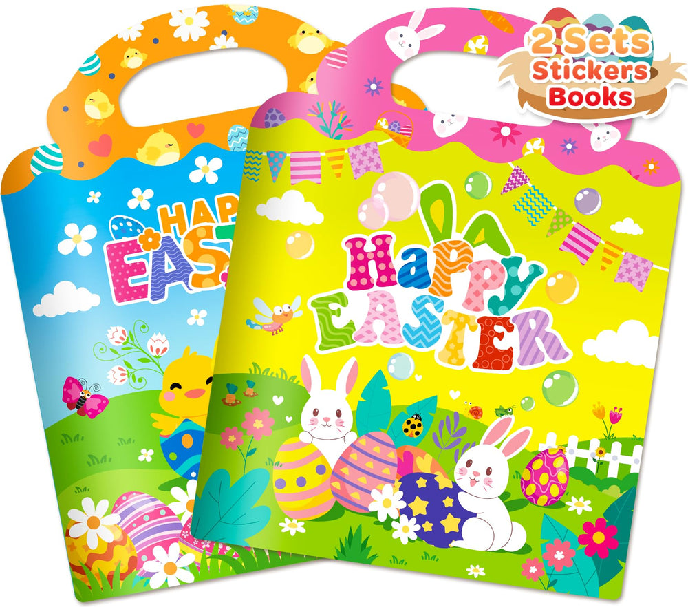 Officygnet Easter party favors kit for kid-friendly basket stuffers and crafts.