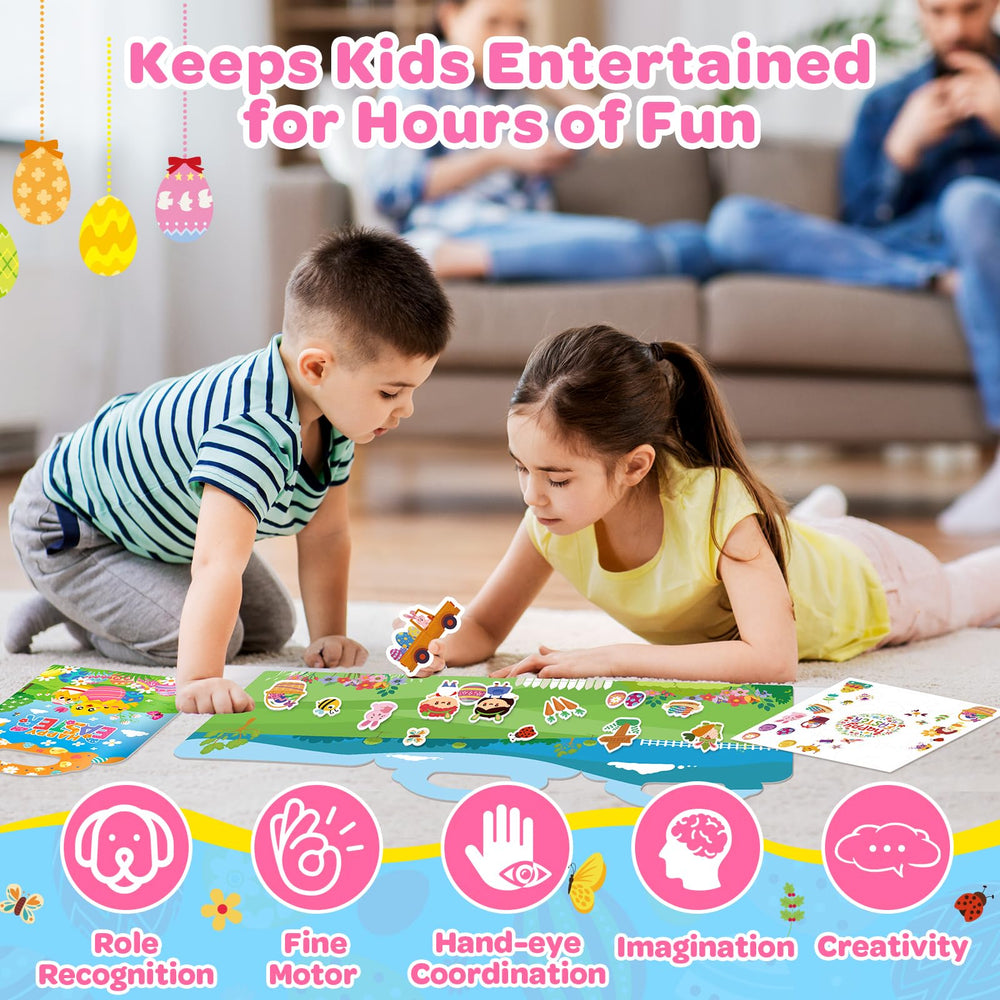 Officygnet waterproof toddler stickers for safe, mess-free playtime.