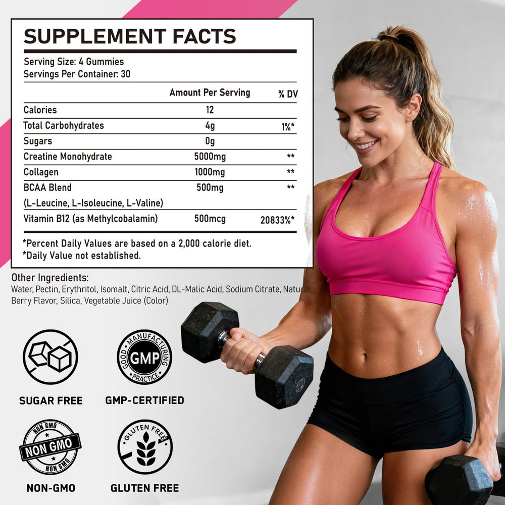 OFFPTE Creatine gummies after workouts to avoid bloating