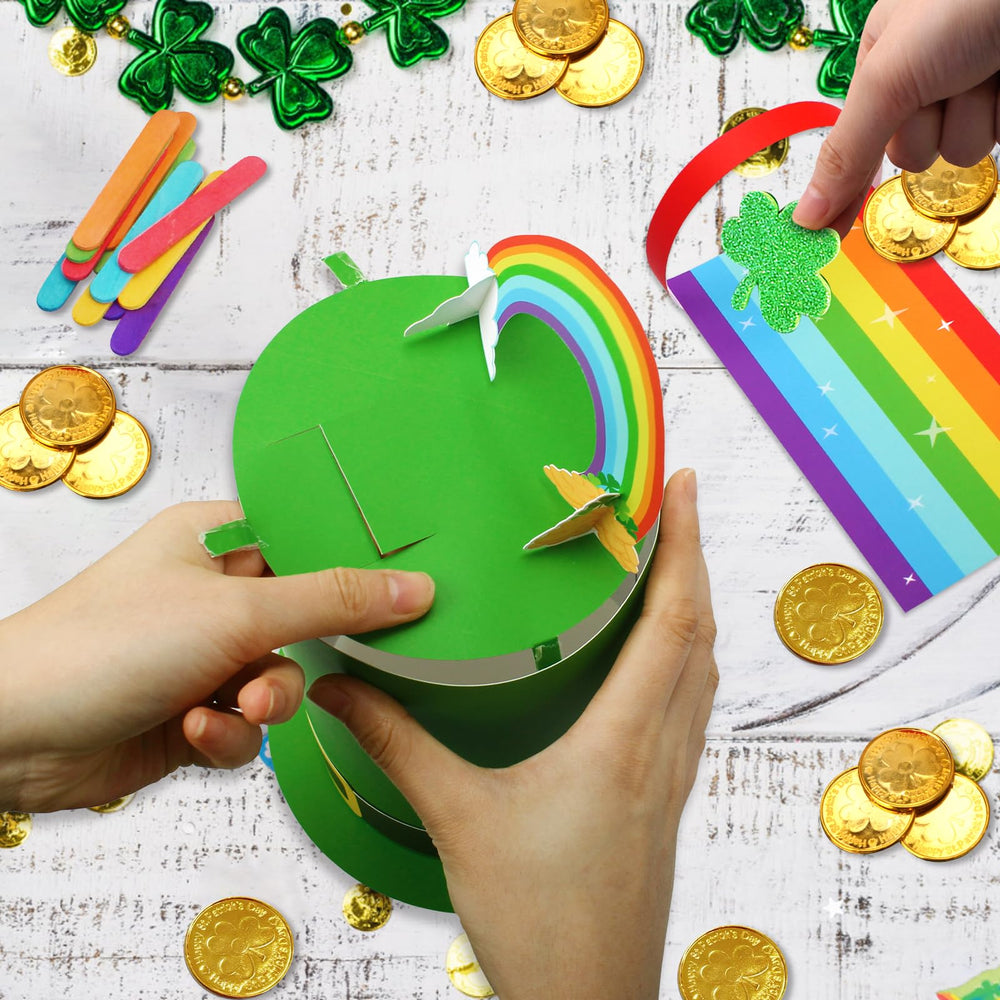OFIHIDO Leprechaun Trap Kit badges celebrate progress