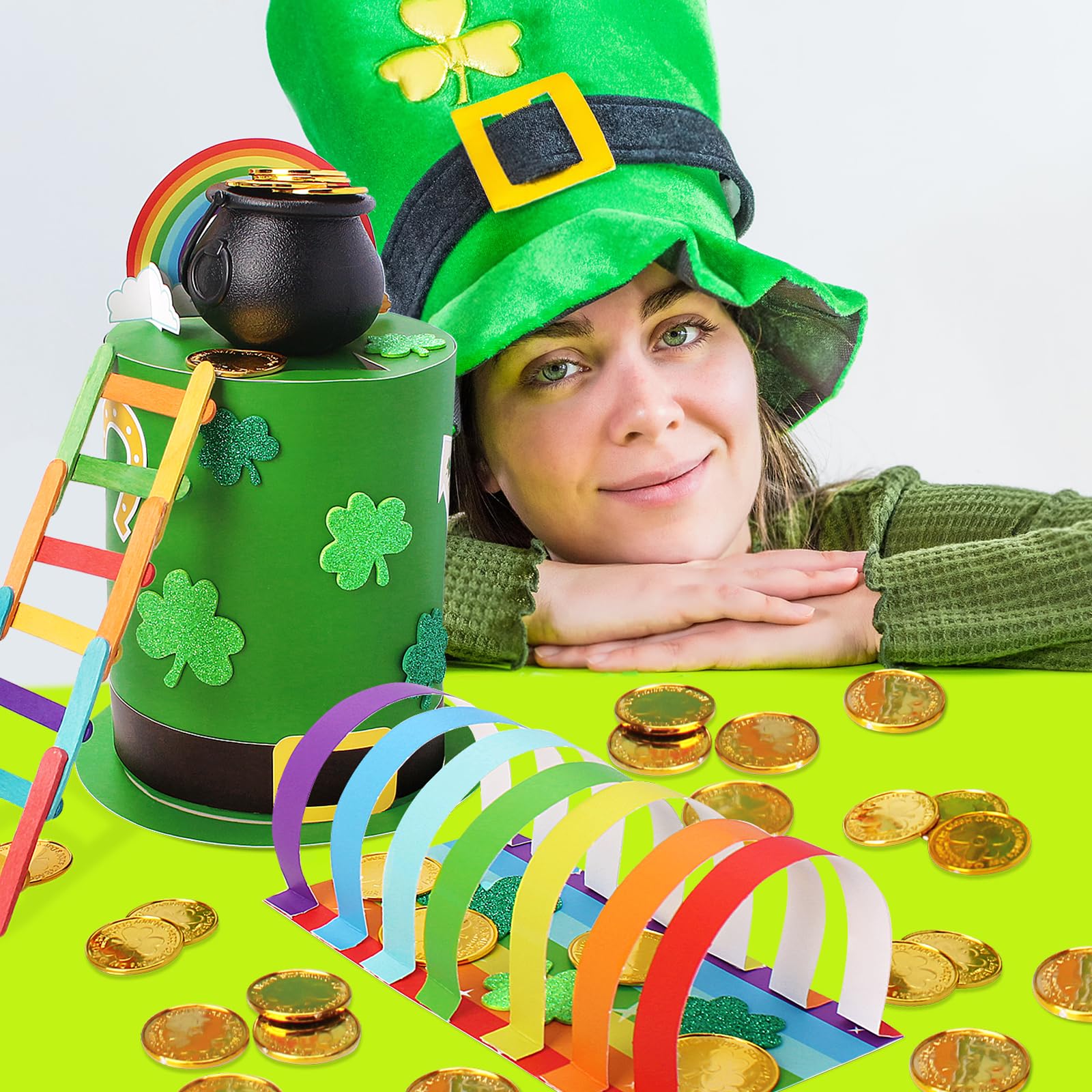 OFIHIDO Leprechaun Trap Kit instruction sheet guides setup