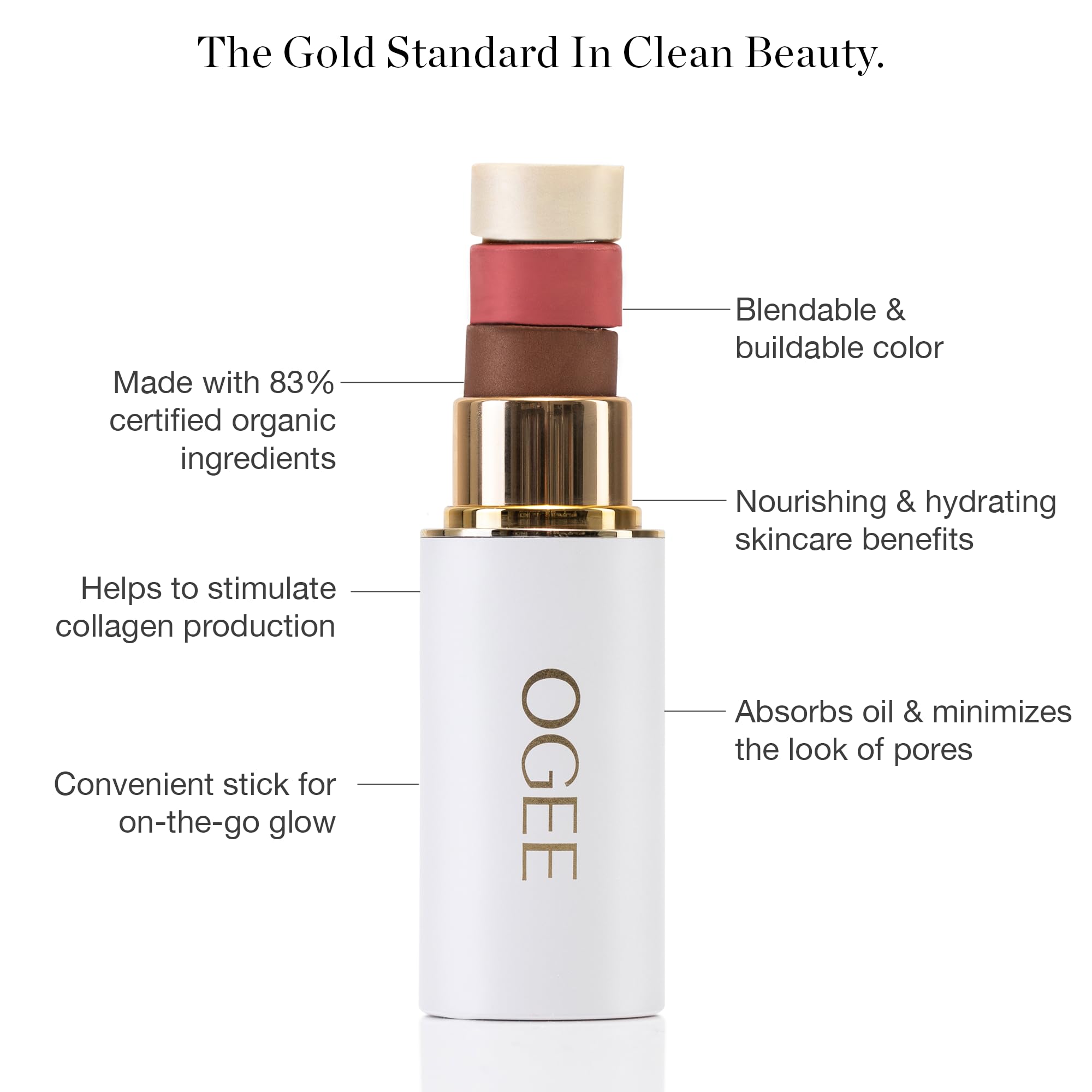 Ogee Opal StarLight White lightweight highlight enhances pore appearance