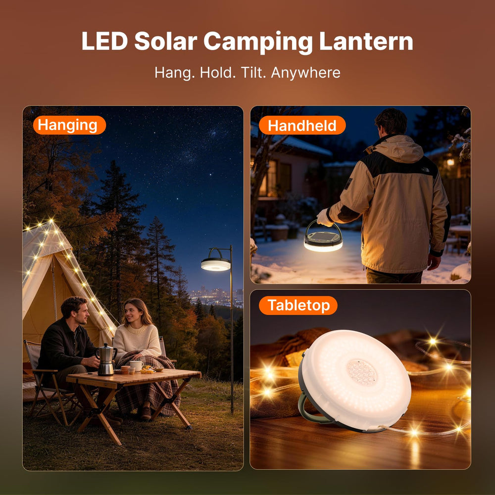 OGERY compact and lightweight unit fits tents, patios, and travel.