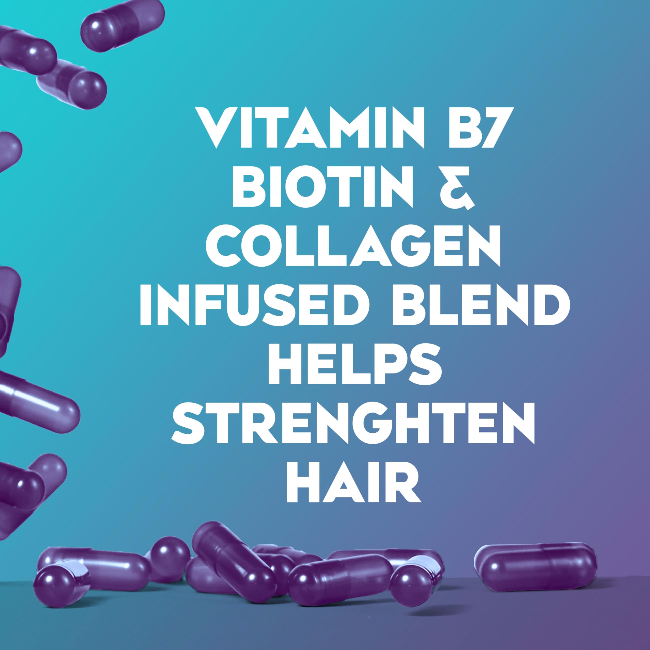 OGX Biotin Collagen conditioner scent shot reveals bergamot jasmine vanilla aroma.