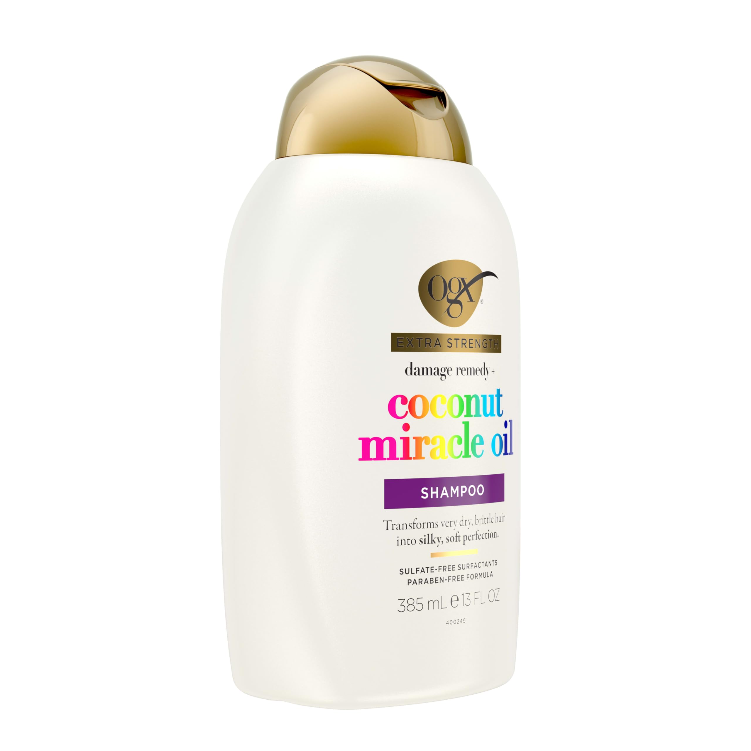 Coconut oil blend adds shine and softness after washing