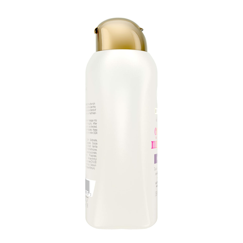 Sulfate-free and paraben-free formula respects hair during cleansing