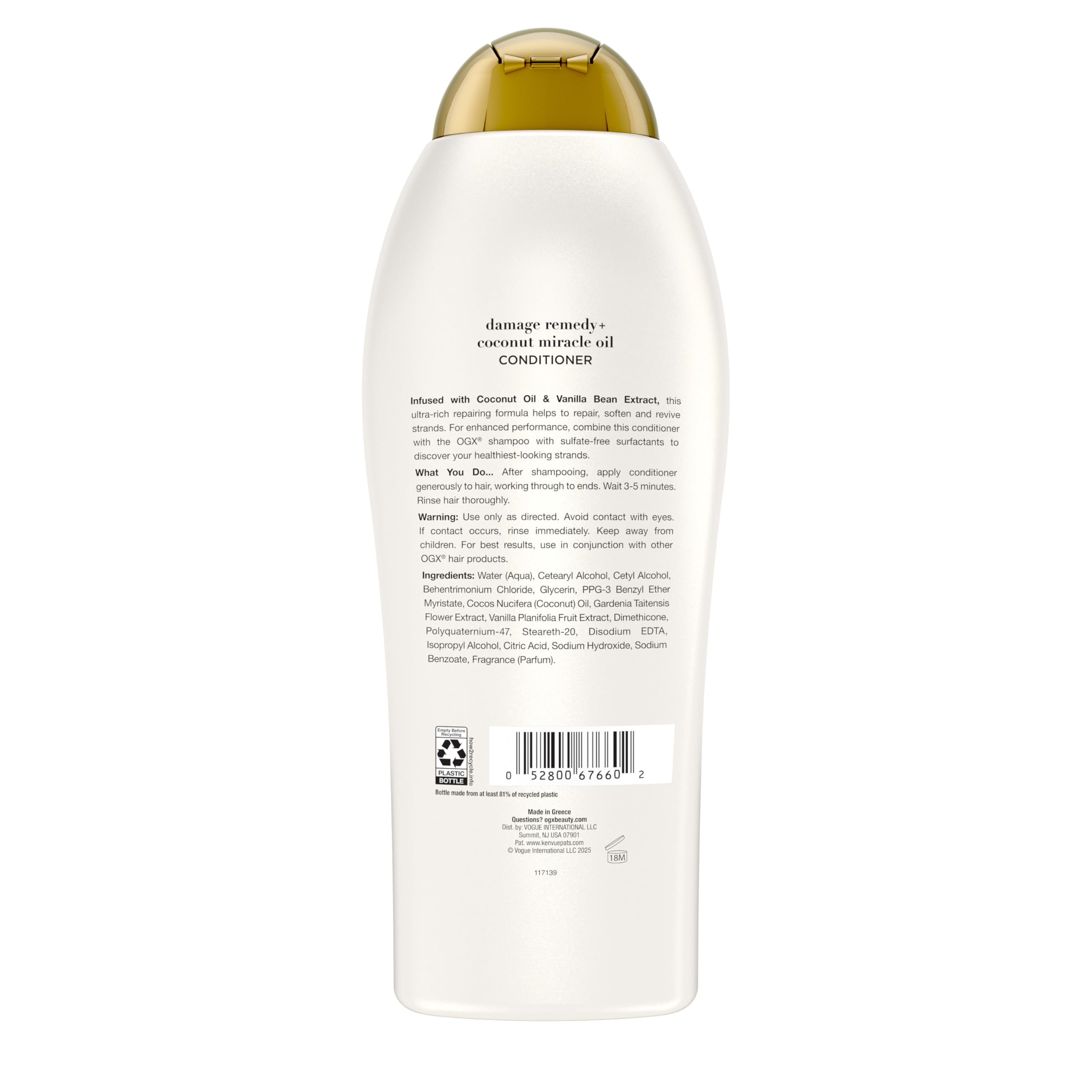 Repaired-looking hair after use, showcasing improved manageability and bounce.
