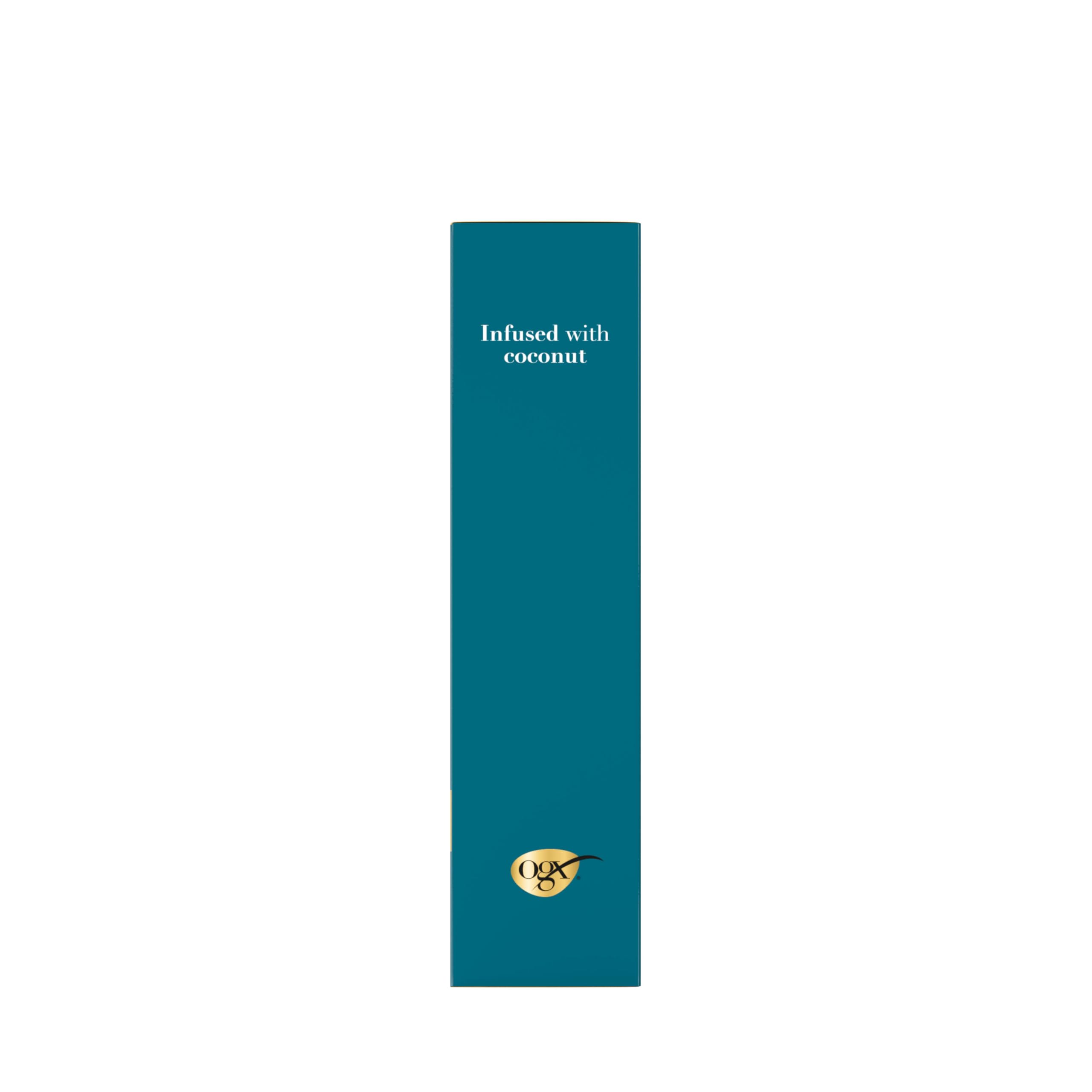 OGX Travel-size bottles ideal for on-the-go care within the set.