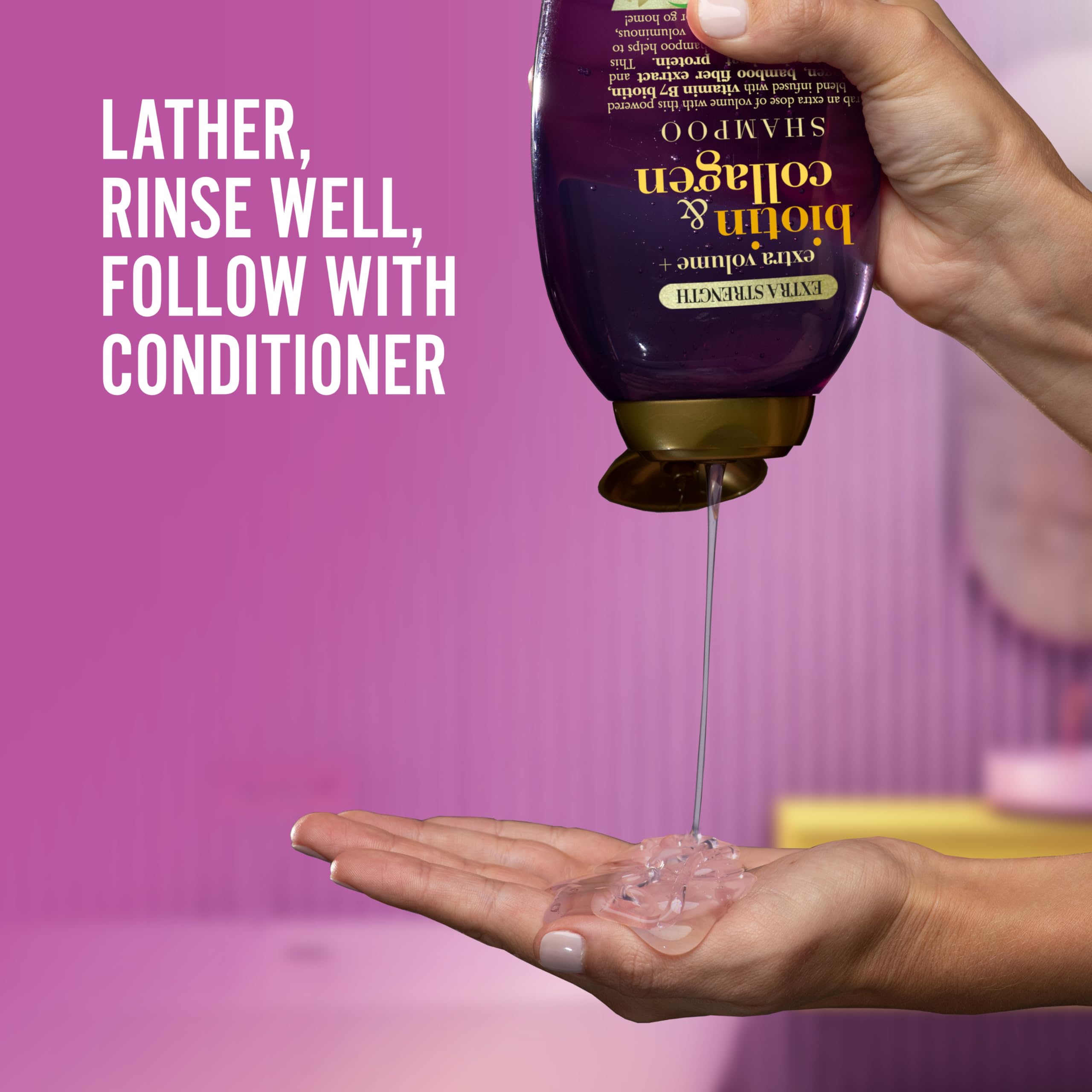 Hydrolyzed wheat protein detail from OGX shampoo ingredients.