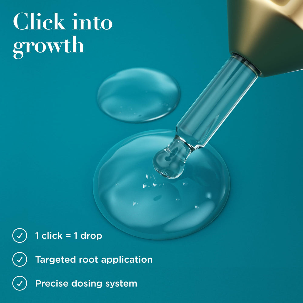 OGX ProGrowth Peptide Scalp Serum closeup texture preview