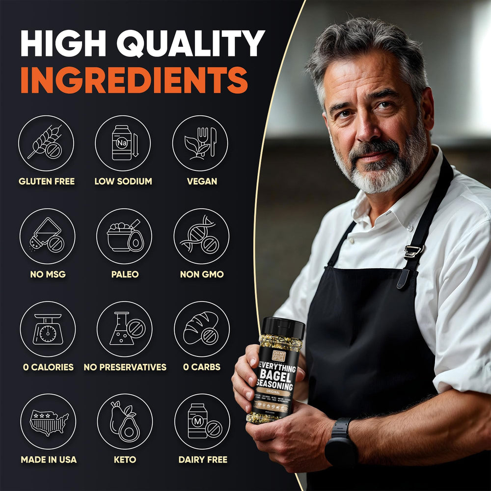 Oh My Spice Everything Bagel Seasoning Blend roasted vegetables boost depth.