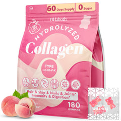 OHaboth Collagen Gummies for Women bottle view showing convenient daily hydration support.