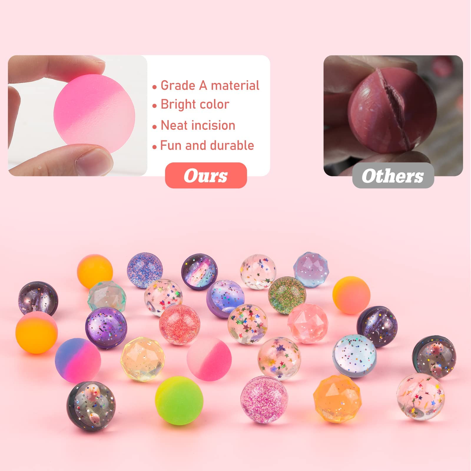 Ohanniewa bouncy balls storage bag keeps 32mm balls organized.
