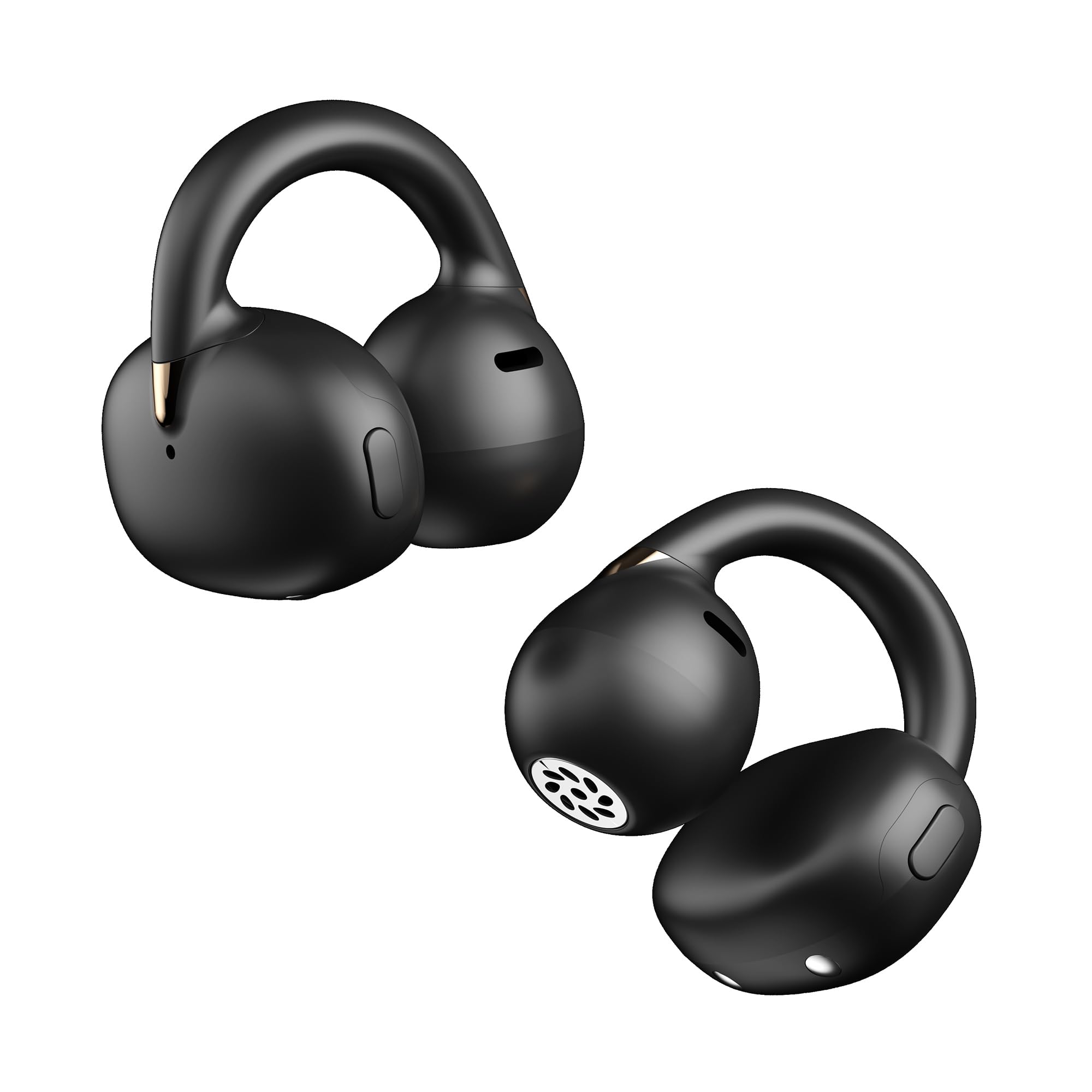 OHAYO A7 open-ear headphones on glasses provide lightweight comfort for all-day wear