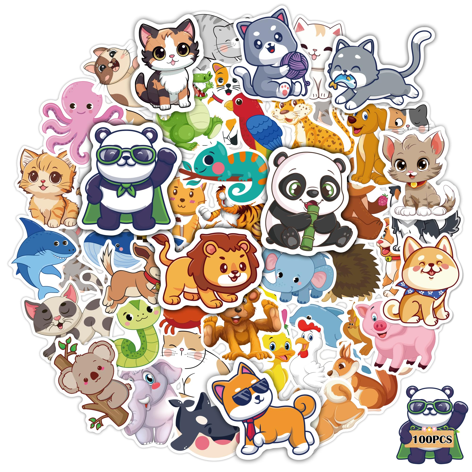 OHHOME kid-friendly vinyl stickers suit backpacks and cups.