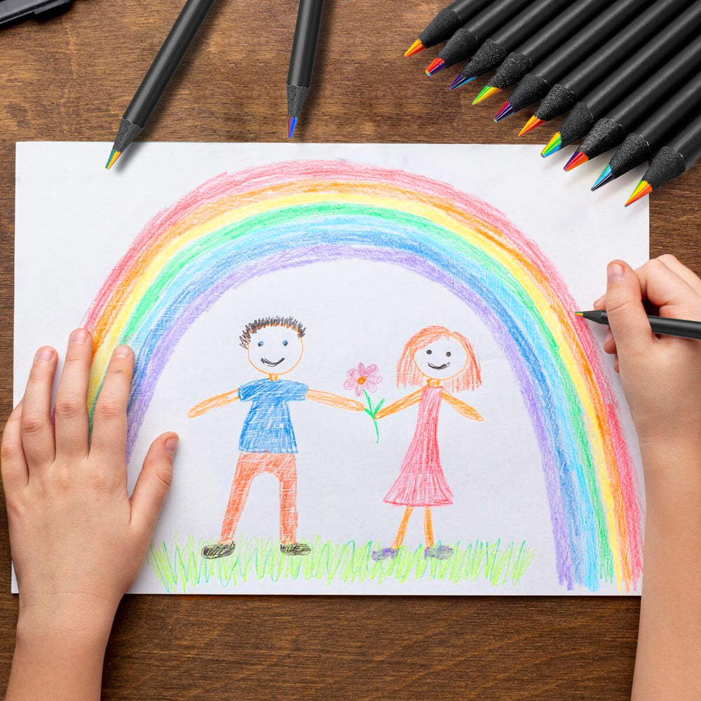 OHOME colorful pencils enabling imaginative art for kids and teens.