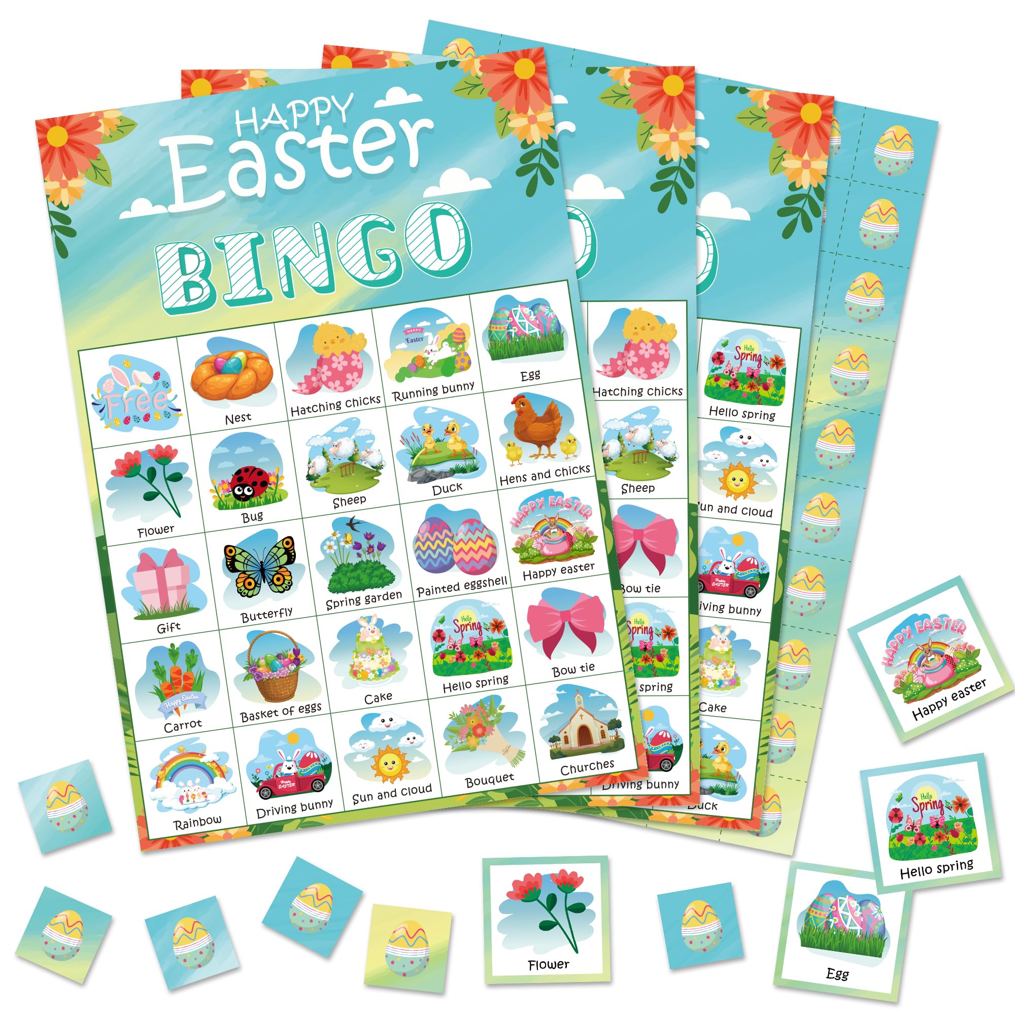 OHHOME Easter bingo gifts ideal as party favors or basket fillers.