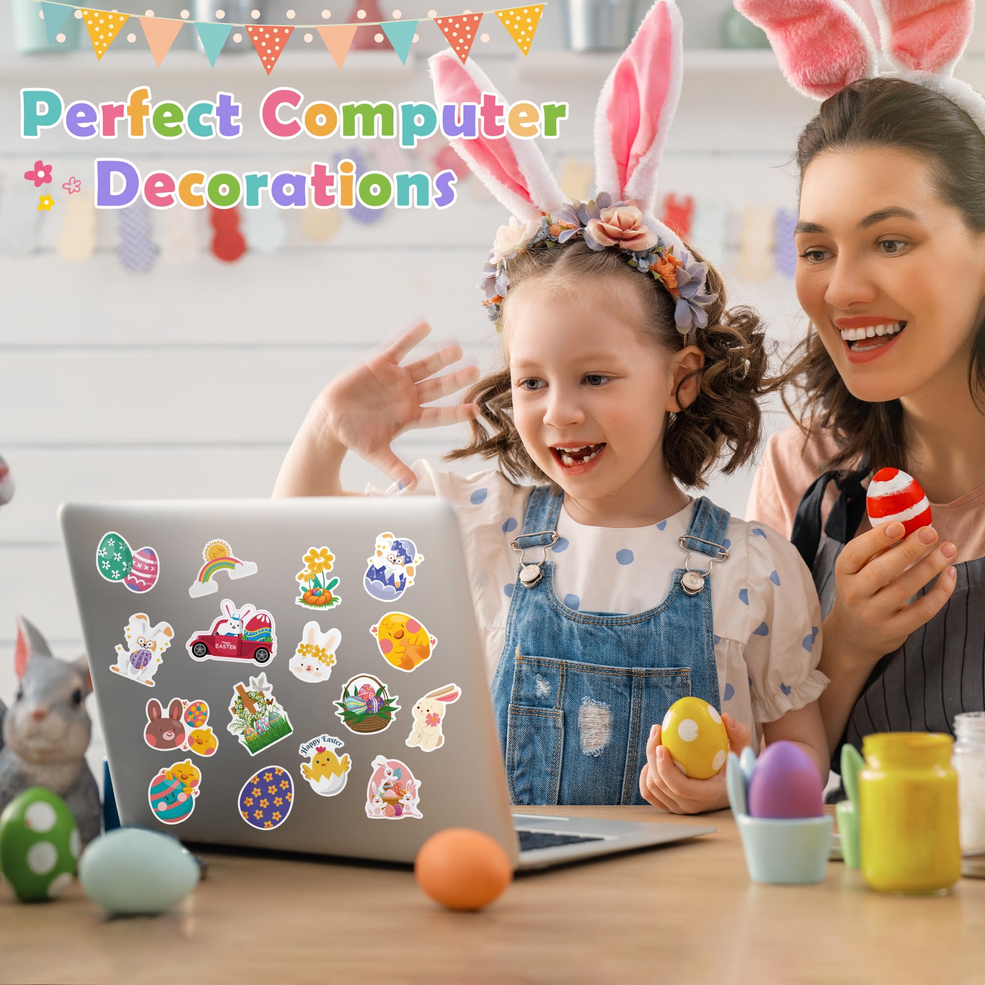 OHOME Easter stickers support safe, kid-friendly crafts with non-toxic materials.