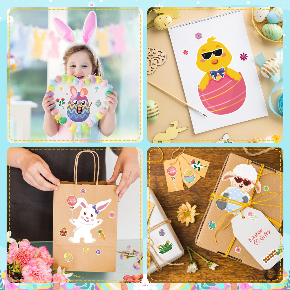 OHOME Easter party decor stickers perfect for gifts, games, and celebrations.