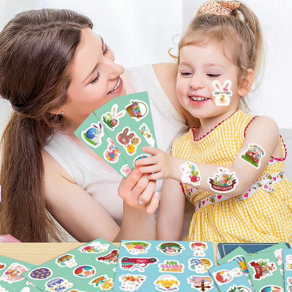 OHOME Easter stickers ideal as party favors and goody bag treats.