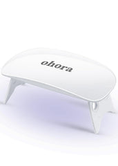 ohora Care LED Lamp compact design for easy on-the-go gel strip curing.