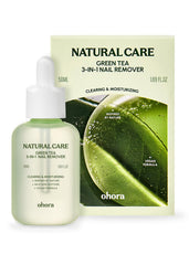 ohora Natural Care Green Tea Remover bottle pour enables precise application