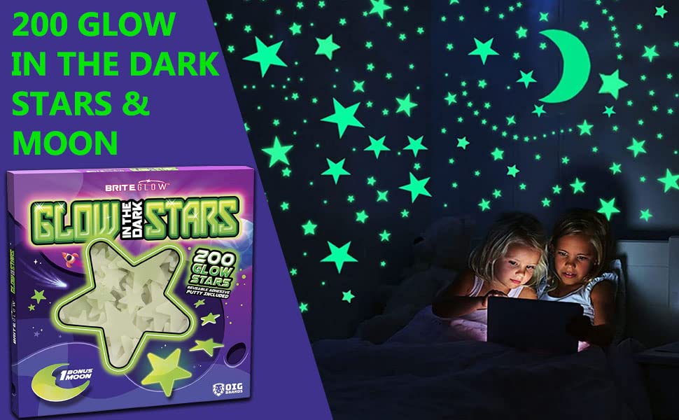 OIG Brands glow-in-the-dark stickers suit holidays and parties.