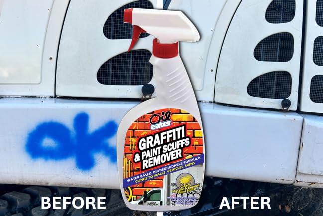 Oil Eater Pro marker removal on painted walls helps restore clean spaces.
