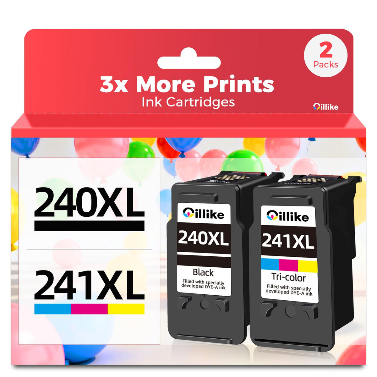 Oillike 240XL black cartridge for Canon, high-yield ink for cost-efficient printing.