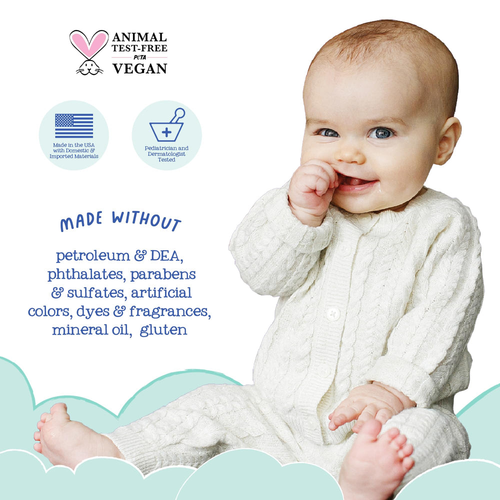 Oilogic pure essential oils label emphasizes Lavandin, Orange, and eucalyptus in a kid-friendly blend.
