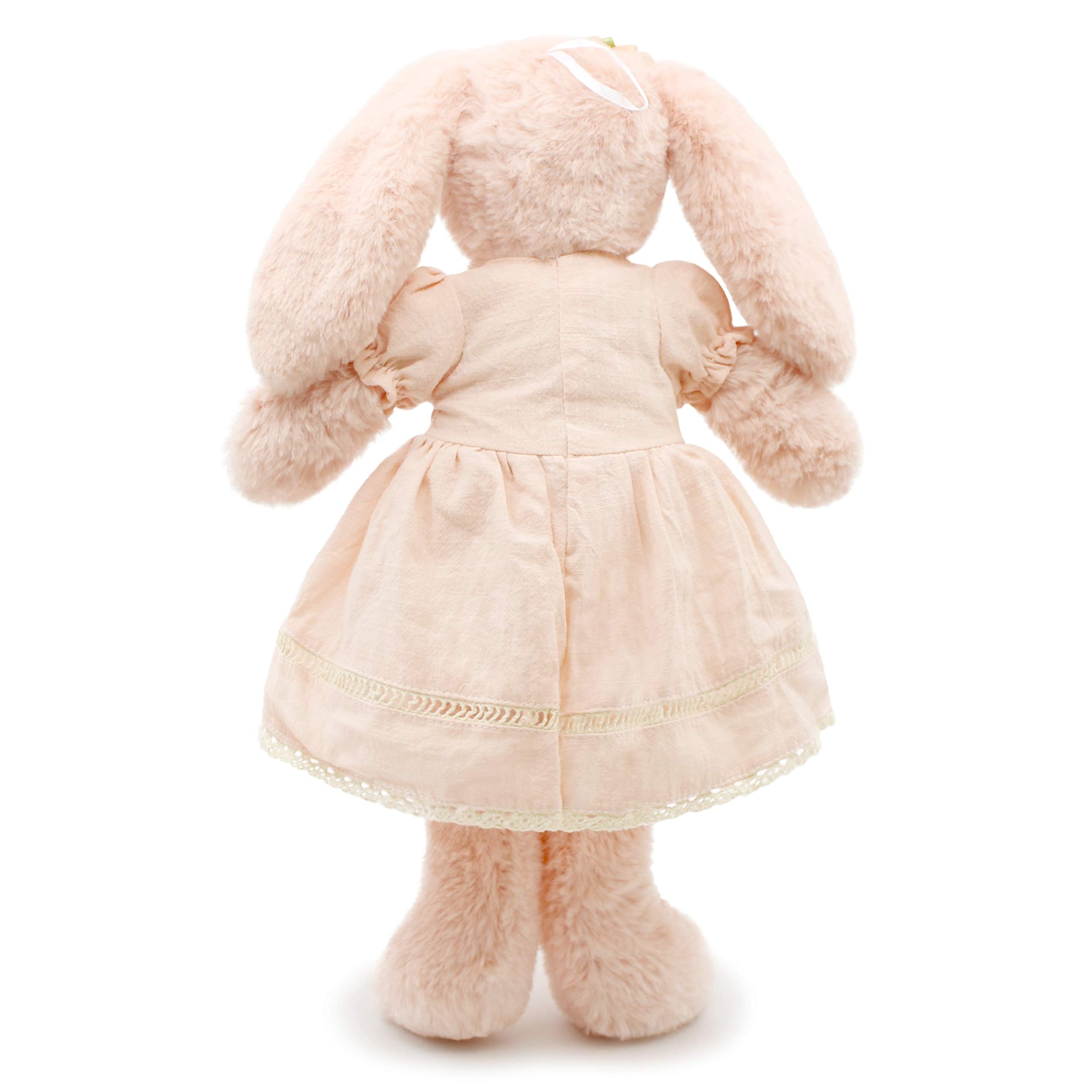 oits cute bunny plush surface-washable material for easy care.