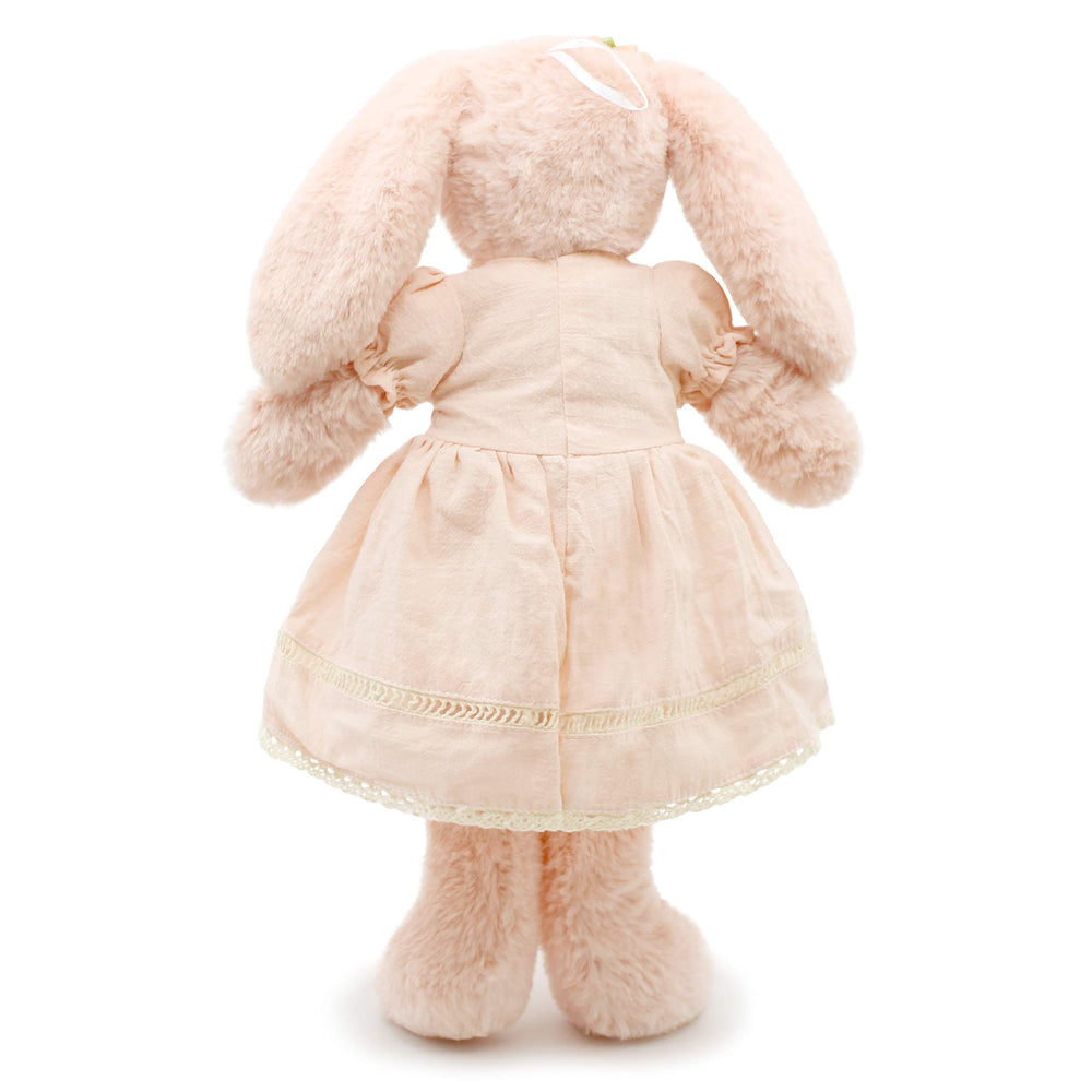 oits cute bunny plush surface-washable material for easy care.