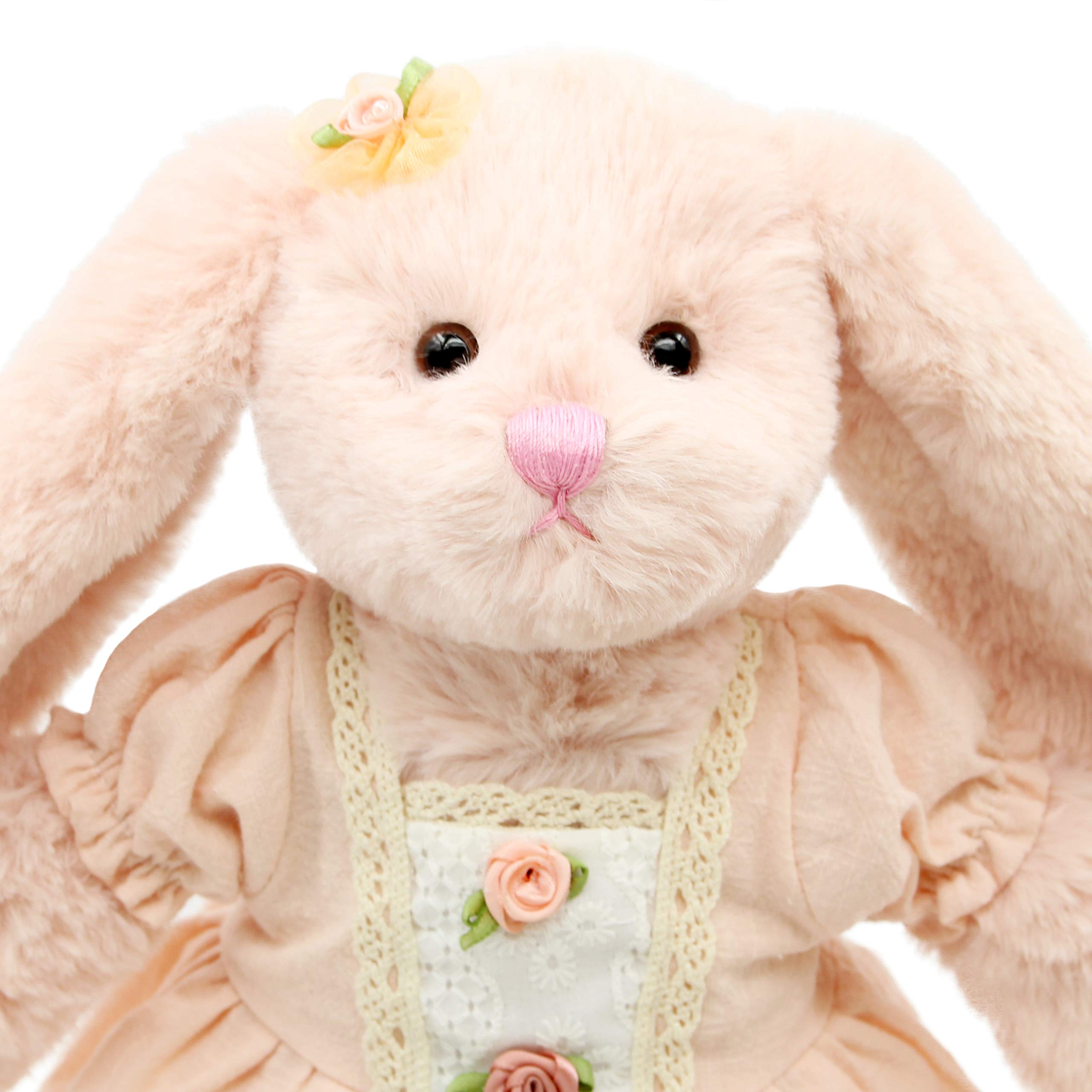 oits cute bunny plush travel-friendly 15-inch companion.