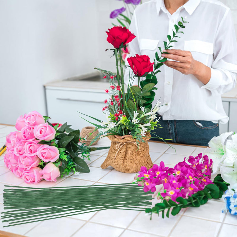 OJYUDD 16in floral wire bulk pack for large arrangements.