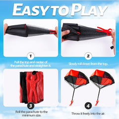 OJYUDD red parachute toy perfect as a party favor