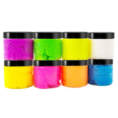 OJYUDD round jar with black lid and foam seal prevents leaks during transport.