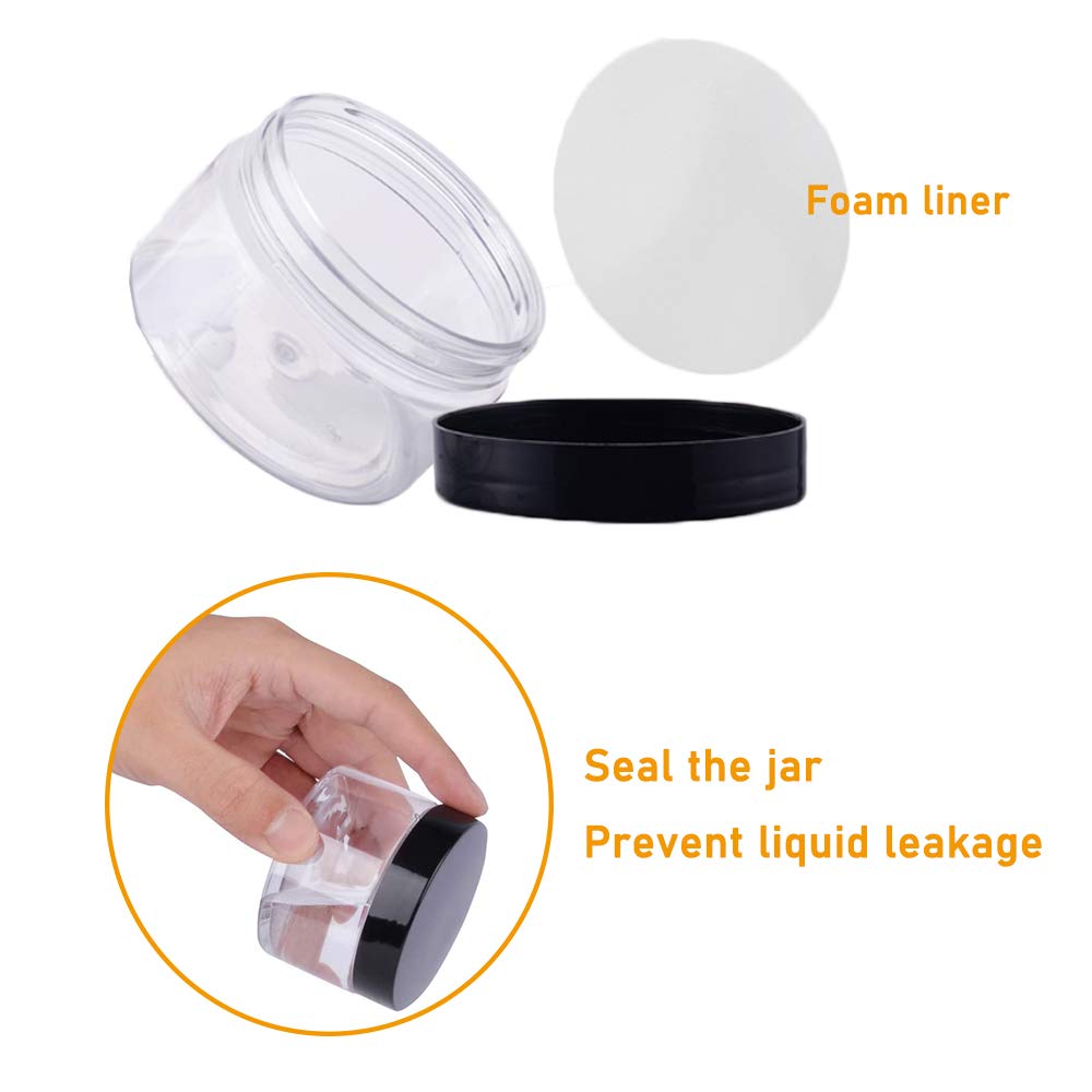 OJYUDD wide-mouth jar enables easy filling and scooping for DIY projects.