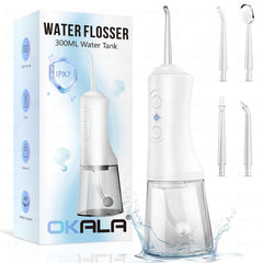 OKALA Water Flosser cordless design for travel and daily use.
