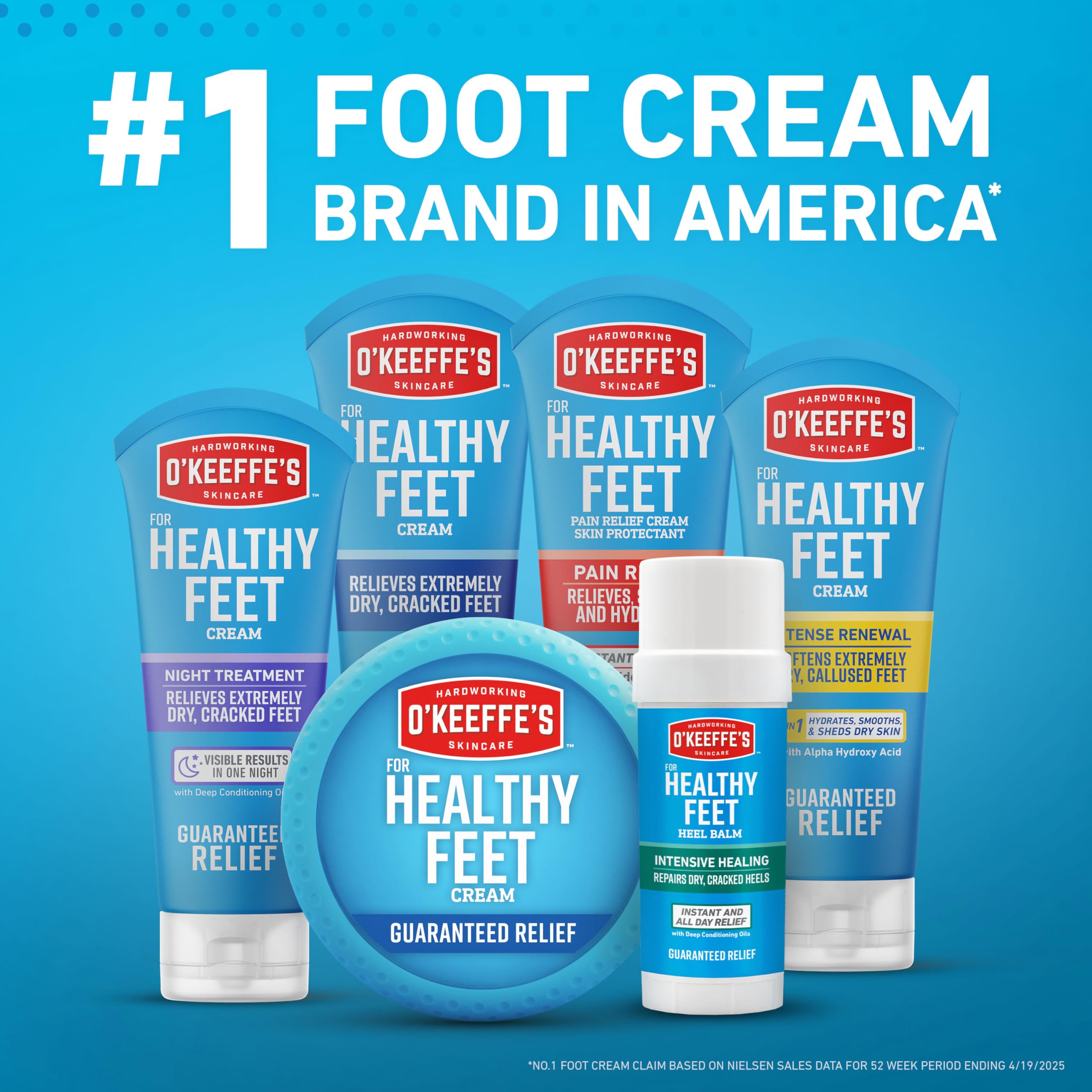 O'Keeffe's Healthy Feet safe for diabetic skin care.