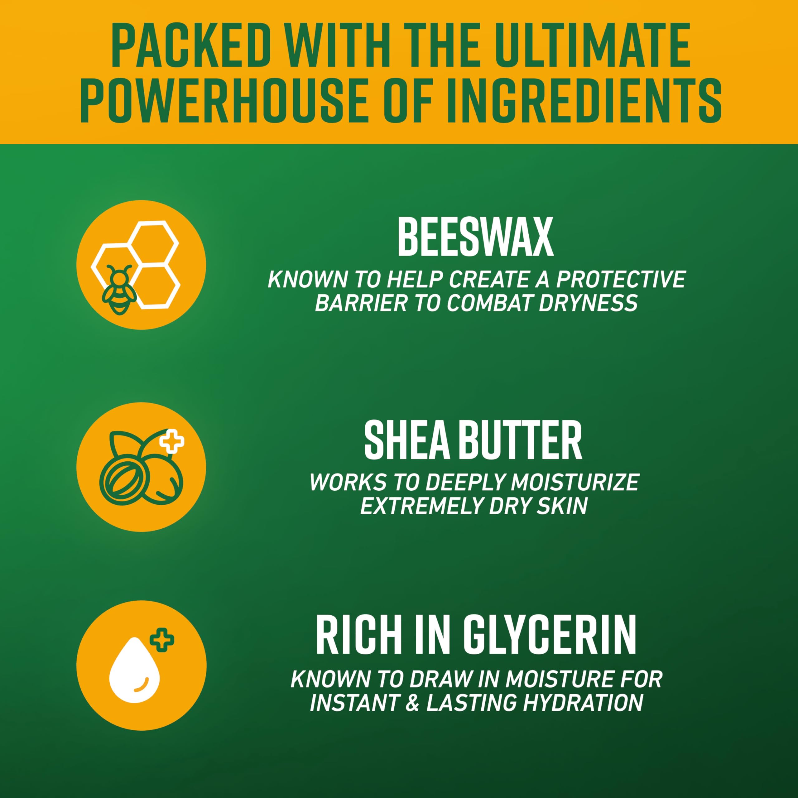 O'Keeffe's barrier forms on skin to seal moisture effectively.