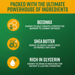 O'Keeffe's barrier forms on skin to seal moisture effectively.