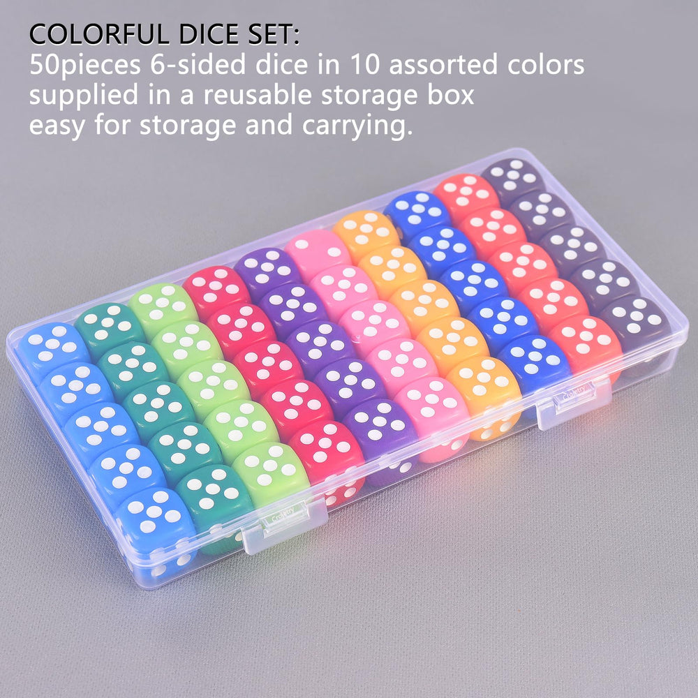 Okehlotos 16mm dice easy to hold for comfortable gameplay.