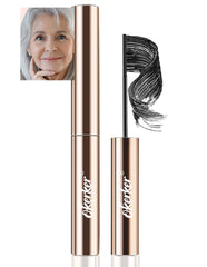 Okerker Black Mascara with angled brush delivers precise coverage from root to tip.