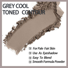 Okerker contour palette with mirror enables easy on-the-go shading and checking.