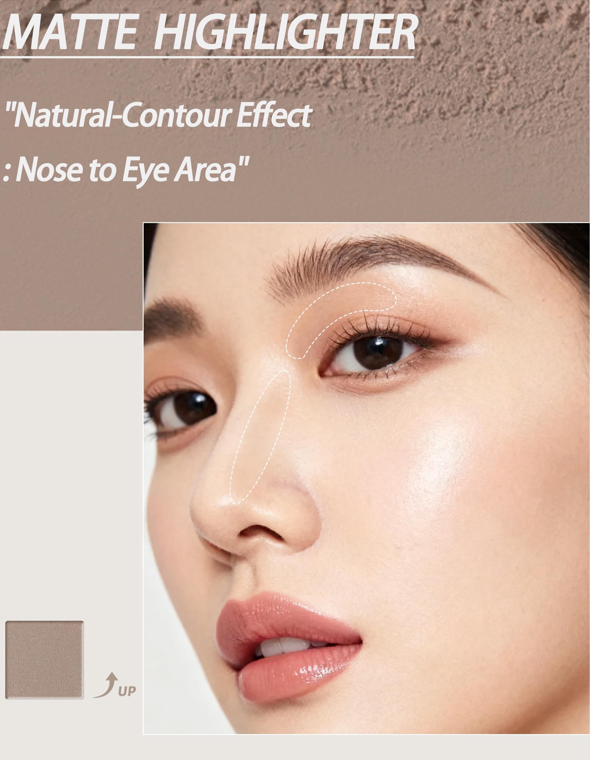 Okerker nose contour brush delivers precise, defined lines.